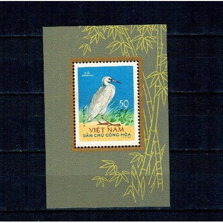 Vietnam 1966 - Păsări, fauna, colita neuzata