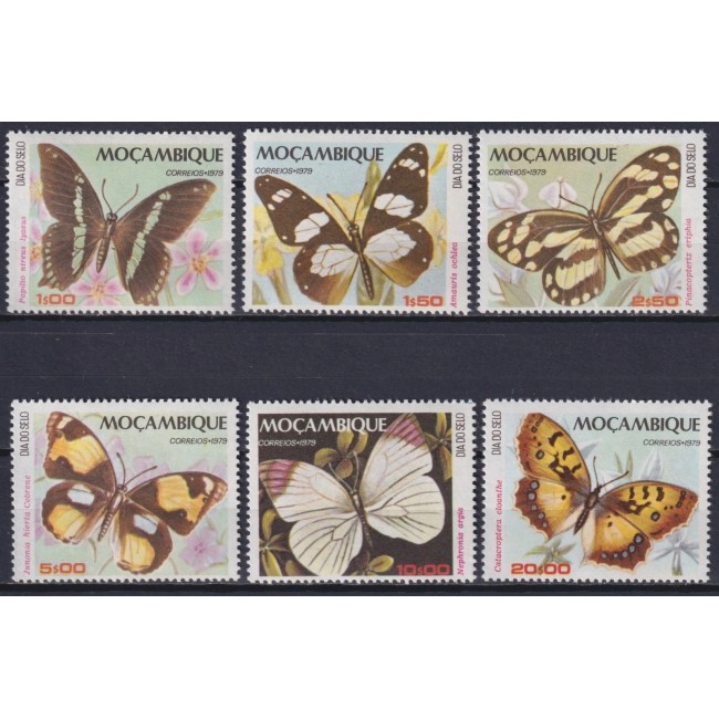 Mozambic 1979 - Fluturi, serie neuzata
