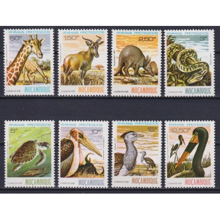 Mozambic 1981 - Fauna protejata, animale, serie neuzata