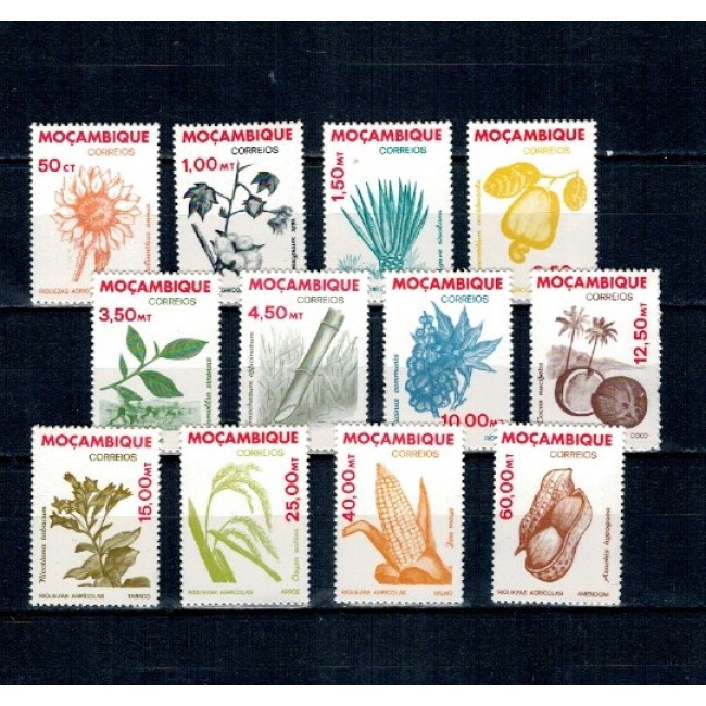 Mozambic 1981 - Plante, flora, serie neuzata