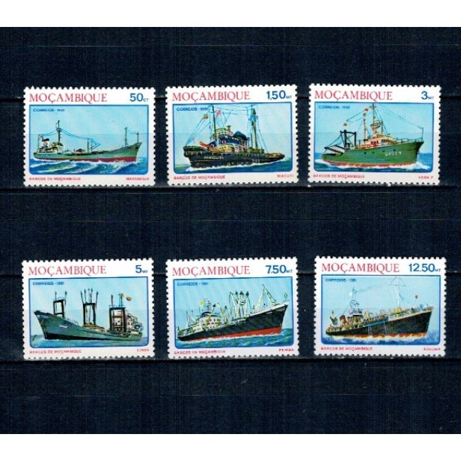 Mozambic 1981 - Vapoare, transport, serie neuzata