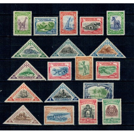 Mozambic 1937 - Uzuale, motive locale, serie neuzata