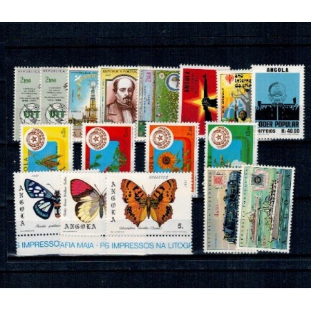 Angola - Lot timbre neuzate