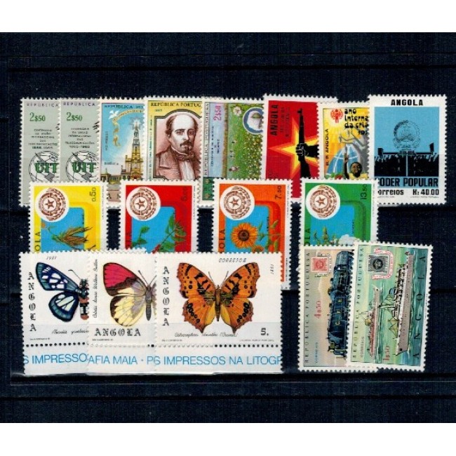 Angola - Lot timbre neuzate