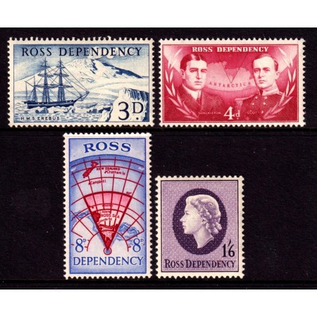 Ross Dependency 1957 - Motive locale, Antarctica, uzuale, serie neuzata