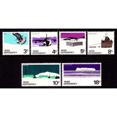 Ross Dependency 1972 - Uzuale, motive locale, serie neuzata