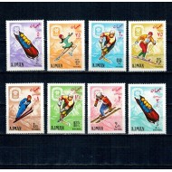 Ajman 1967 - Jocurile Olimpice de iarna, serie neuzata