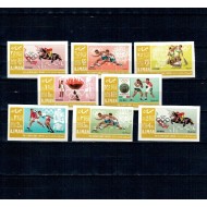 Ajman 1967 - Jocurile Olimpice Mexic, sport, serie nedantelata neuzata