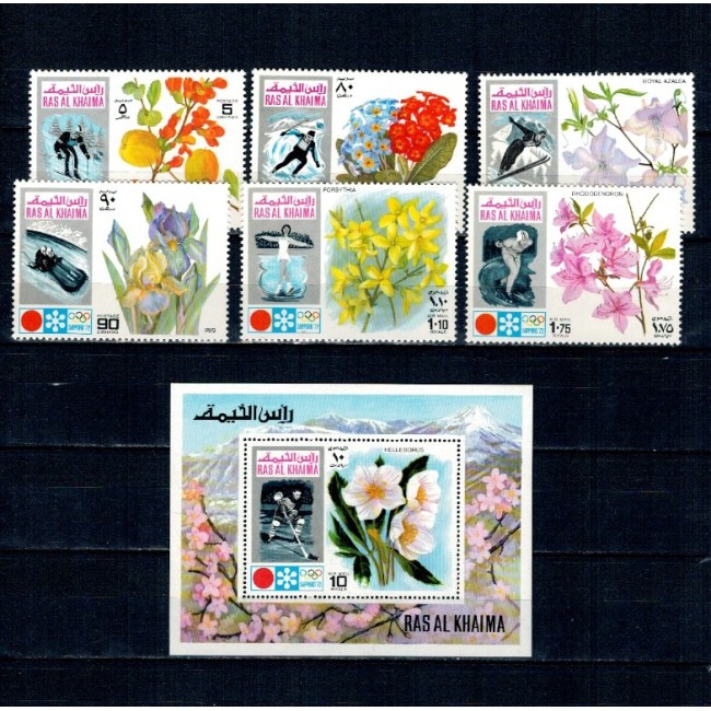 Ras al Khaima 1972 - Jocurile Olimpice de vara, sport, serie si colita neuzata