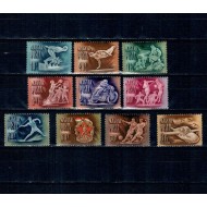 Ungaria 1950 - Sport, serie neuzata