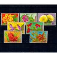 Guinea Ecuatoriala 1976 - Flori din America de Sud, serie nedantelata neuzata