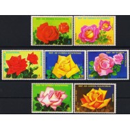 Guinea Ecuatoriala 1979 - Flori, trandafiri, serie dantelata neuzata