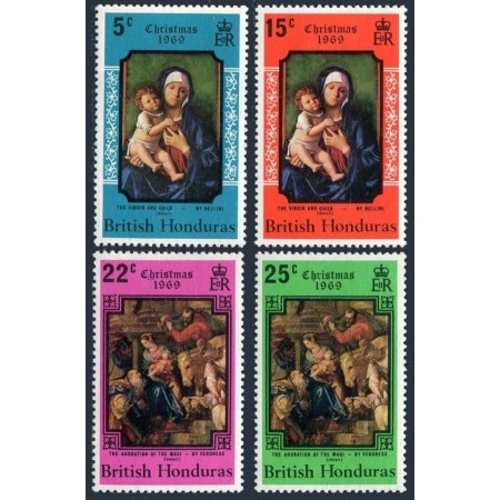 British Honduras 1969 - Crăciun, serie neuzata