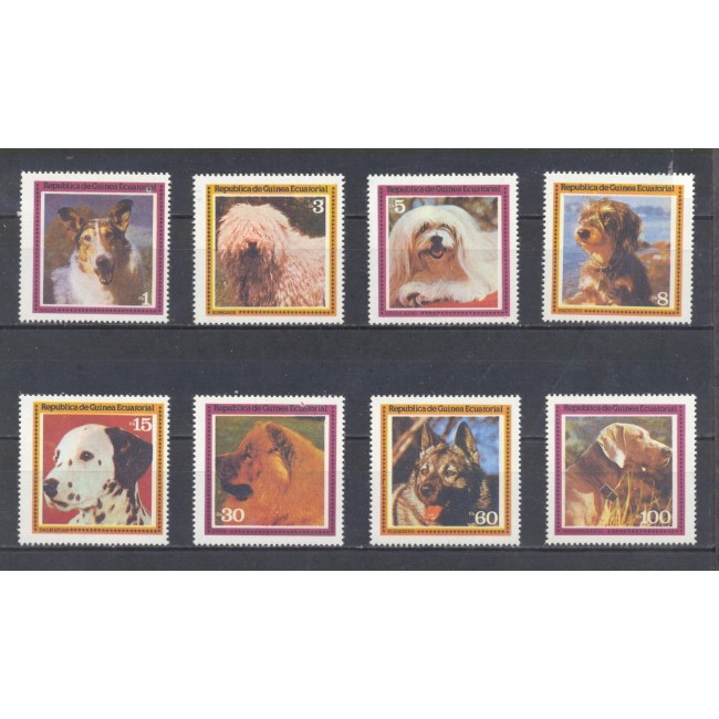 Guinea Ecuatoriala 1978 - Câini, serie neuzata