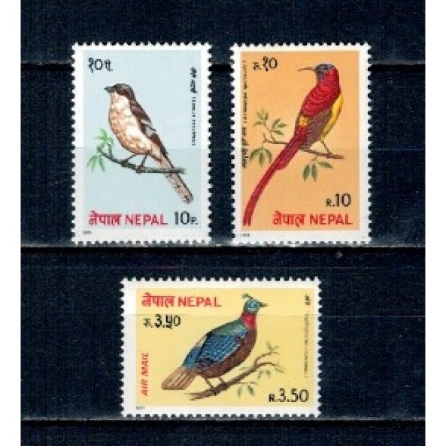 Nepal 1979 - Păsări, serie neuzata