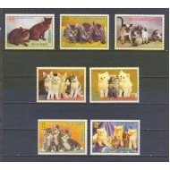 Guinea Ecuatoriala 1976 - Pisici, serie neuzata