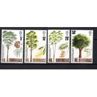 British Honduras 1971 - Copaci, flora, serie neuzata