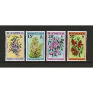 British Honduras 1972 - Flori, flora, Pasti, serie neuzata