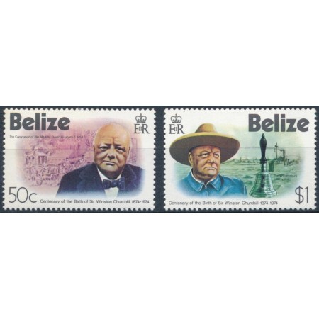 Belize 1974 - Sir Winston Churchill, serie neuzata
