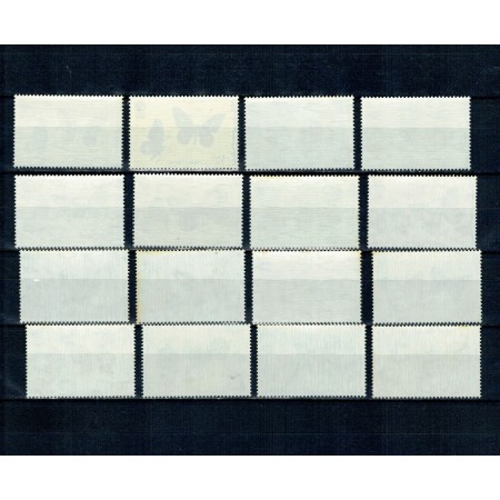 Belize 1974/75 - Fluturi, serie nestampilata