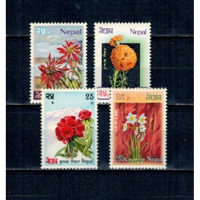 Nepal 1969 - Flori, flora, serie neuzata