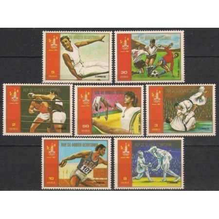 Guinea Ecuatoriala 1978 - Jocurile Olimpice, sport, serie neuzata