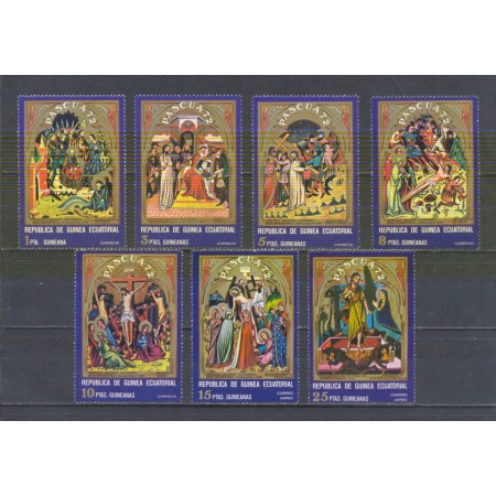 Guinea Ecuatoriala 1972 - Pasti, arta, serie neuzata