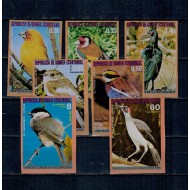 Guinea Ecuatoriala 1976 - Păsări din Africa, serie nedantelata neuzata