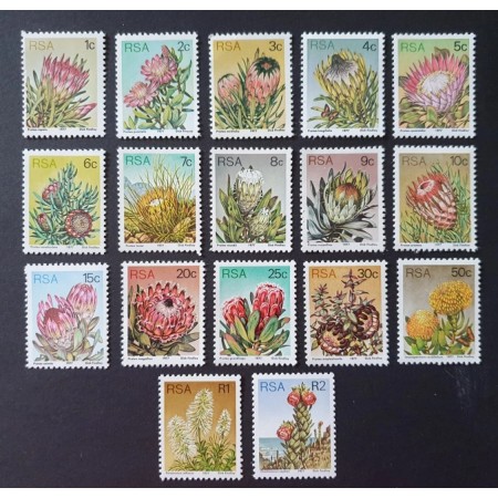 Africa de Sud 1977 - Flori, flora, serie neuzata