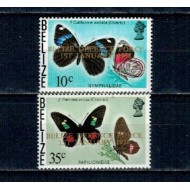 Belize 1978 - Fluturi, supratipar Defense Force, serie neuzata