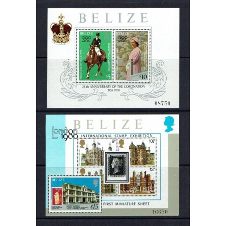 Belize 1979 - Regina Elisabeta II, colite neuzate