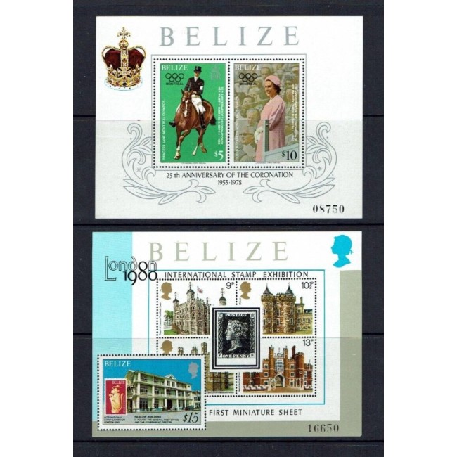 Belize 1979 - Regina Elisabeta II, colite neuzate