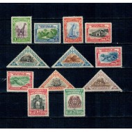 Mozambic 1937 - Uzuale, motive locale, serie incompleta neuzata