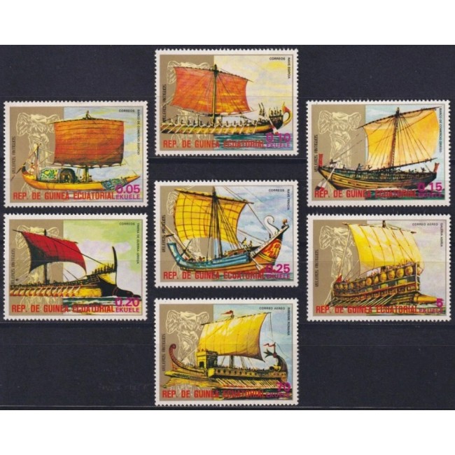 Guinea Ecuatoriala 1978 - Vapoare din antichitate, serie neuzata