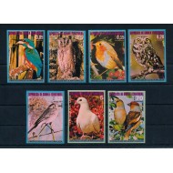 Guinea Ecuatoriala 1976 - Pasari din Europa, serie nedantelata neuzata