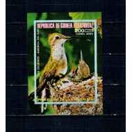 Guinea Ecuatoriala 1977 - Păsări din America de Sud, colita neuzata