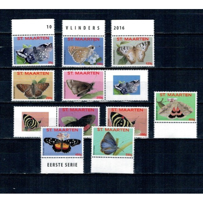 St. Maarten 2016 - Fluturi, serie neuzata
