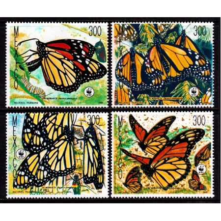 Mexic 1988 - Fluturi, serie neuzata