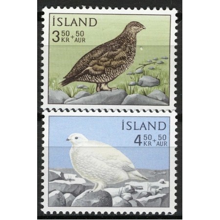 Islanda 1965 - Păsări, serie neuzata