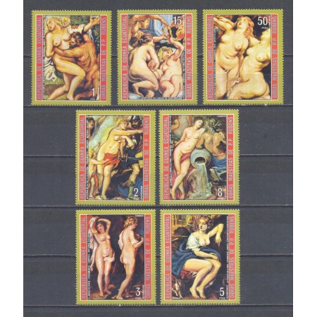 Guinea Ecuatoriala 1973 - Picturi, nuduri, Rubens, serie neuzata