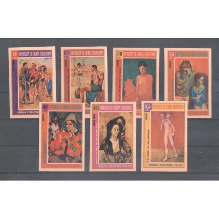 Guinea Ecuatoriala 1974 - Picturi, Picasso, arta, serie nedantelata neuzata