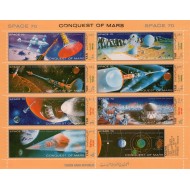 Yemen Nord 1971 - Cucerirea planetei Marte, minicoala neuzata