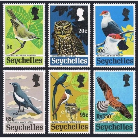 Seychelles 1972 - Păsări, serie neuzata