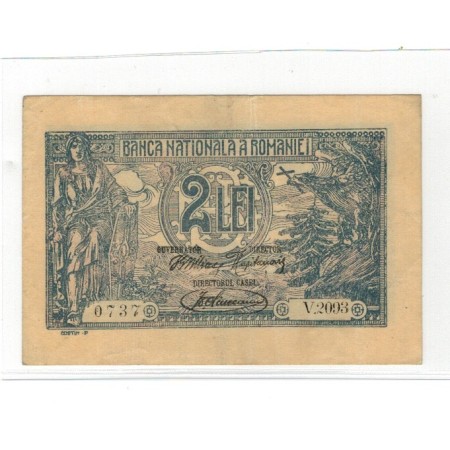 Romania 1920 - 2 lei, circulata