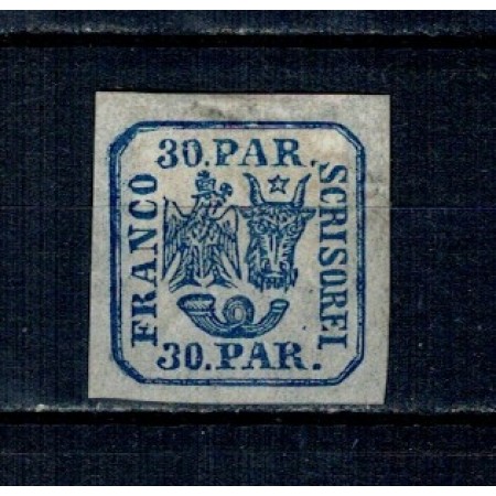 1864 - 30 parale, Principatele Unite, neștampilata