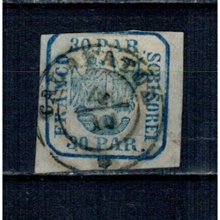 1864 - 30 parale, stampila CALAFATUL