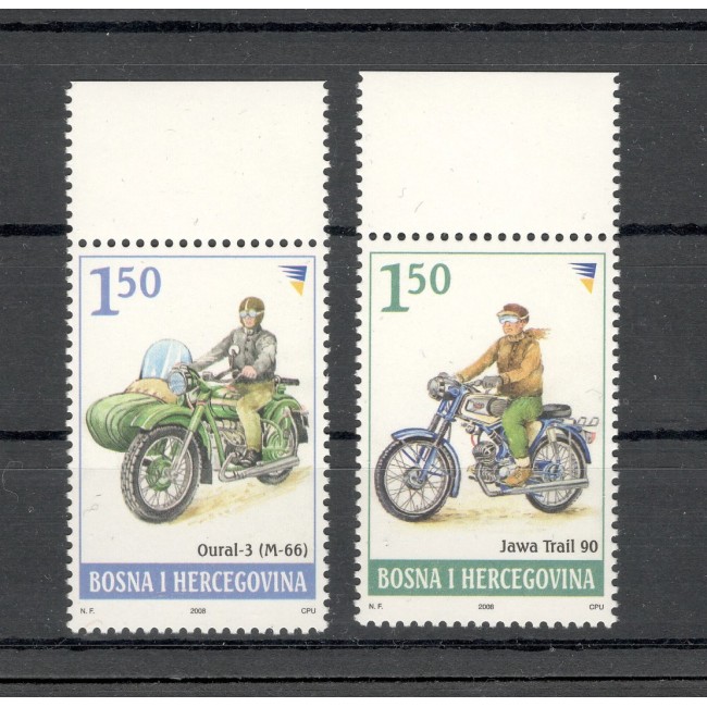 Bosnia Herzegovina 2008 - Motociclete, serie neuzata