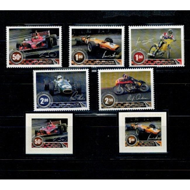 New Zealand 2009 - Curse de mașini si motociclete, motorsport, serie neuzat