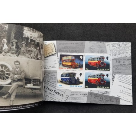 Isle of Man 1999 - Autobuze, Omnibuses, carnet filatelic neuzat
