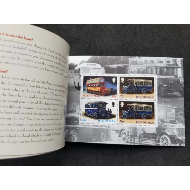 Isle of Man 1999 - Autobuze, Omnibuses, carnet filatelic neuzat